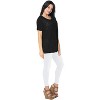 LA LEELA women's Vacation Casual Swim Holiday Beachwear Summer Beach Dress Short Tunics Bathing Suit Cover ups - 3 of 3