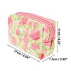 Unique Bargains Women's Octagonal Travel Organizer Toiletry Bag Rose Red 1 Pc - image 2 of 3