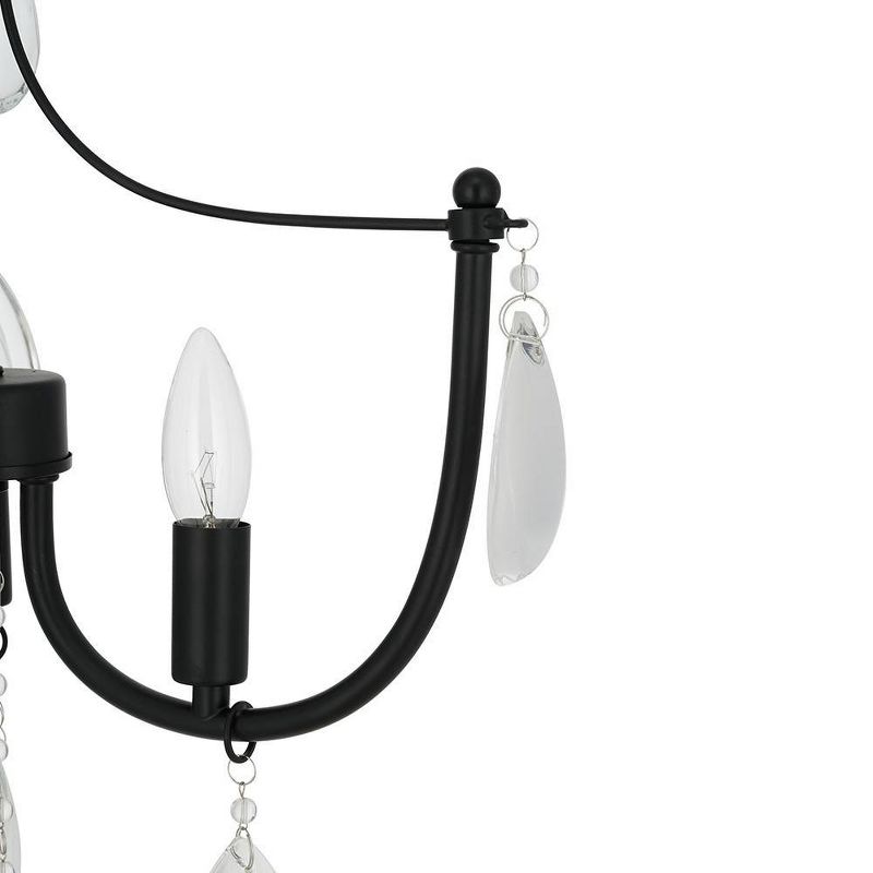 3-Light Flushmount with Glass Beads Pendant - Cresswell Lighting, 4 of 9