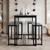 ChaletPosh 5 PCs Metal Dining Set - 2 of 4