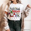 Santa’s Favorite Manicurist Nail Studio T-Shirt, Stylish Holiday Tee for Beauty Technicians | OrnamentallyYou - 4 of 4
