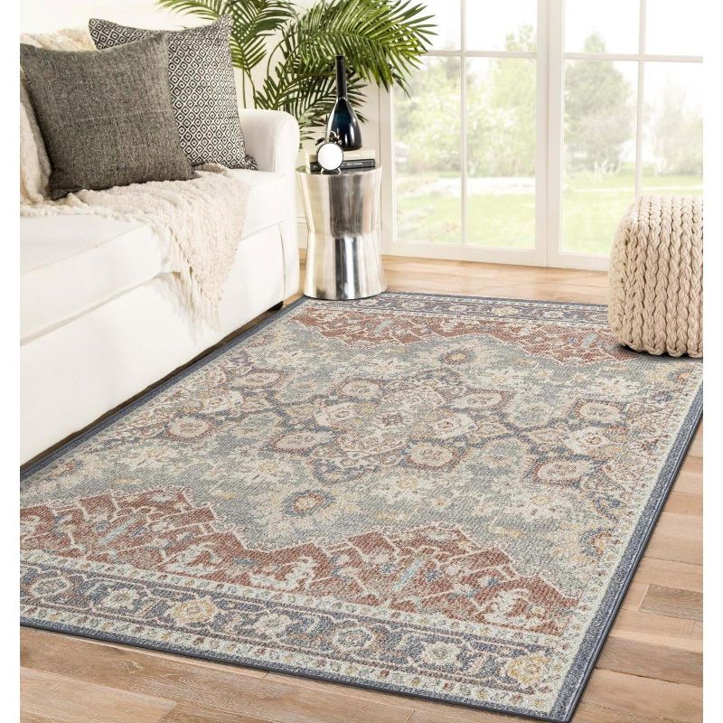 Luxe Weavers Floral Bohemian Area Rug, 1 of 12