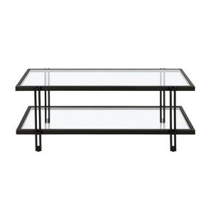  Metal Coffee Table in Black - Henn&Hart - 1 of 4