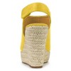 Allegra K Women's Espadrille Platform Heeled Wedges Sandals - 3 of 4