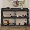 NicBex 3-Tier Console Table with Open Storage Space Narrow Long 59.8''Entryway Table with Roman Column Effect Support Legs for Living Room - 2 of 4