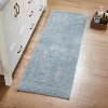 Lux Premium 100% Cotton Ultra-Soft Reversible Bathroom Rug-Durable Tufted Weave, Highly Absorbent Solid Pattern for Multipurpose use - 2 of 4