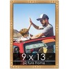 PosterPalooza | 9x13 Thin Bamboo Picture Frame, UV Acrylic, 2 Finishes - Gold and Brown - 2 of 4