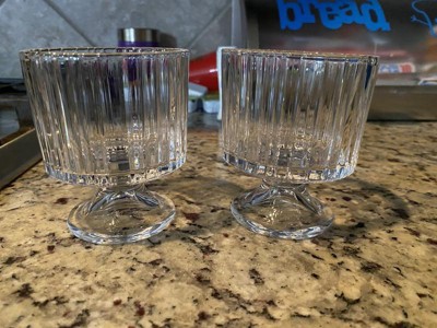 Ridged Parfait Glass Cup - Set of 2