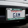 Tulane University Green Wave Logo Full Size Standard License Plate Metal Frame - 2 of 4