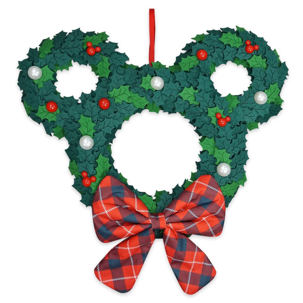 Disney Mickey Mouse Holiday Wreath - Disney store Bundle