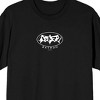 Batman Kanji Logo Adult Black Crew Neck Short Sleeve T-shirt - 2 of 4