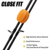 Coucheta 6Pcs Silicone Fishing Rod Holder Straps with Multi Size Holes, Protective Fixed Ball, Durable Elastic Material, Easy to Carry - 4 of 4