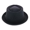 Epoch Hats Company Men's Diamond Shape Wool Fedora with Grosgrain Hatband - 3 of 4