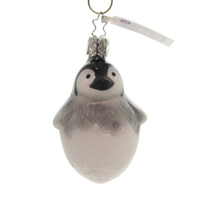 Inge Glas 3.0" Arctic Penguin Ornament Christmas Arctic Animal  -  Tree Ornaments