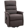 HOMCOM Power Lift Assist Recliner Chair for Elderly with Remote Control, Linen Fabric Upholstery - 4 of 4