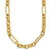 Chisel Stainless Steel Polished Yellow IP-plated Link Necklace 18" Plus 1.75" Ext - 2 of 4