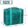 Travel Duffel Bag 8 PCS Foldable Travel Bag Carry on Luggage Bag Water - 3 of 4