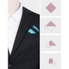 Elerevyo Men's Stripe Twill Textured Pocket Handkerchief - 3 of 4