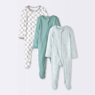 Baby 3pk Airplanes Cotton Sleep N' Play - Cloud Island™ Blue