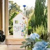 Pavilion Gift Company - Memories - 8.75" MDF House Plaque with Vase - Wall Sign Panels - 2 of 4