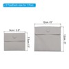 Unique Bargains Portable Velvet Jewelry Pouch with Snap Button for Necklace Watches 2 Pcs - 2 of 4