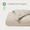 Organic Cotton Jersey Fitted Sheet by Bare Home - 2 of 4