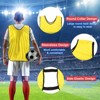 Unique Bargains Quick Drying Athletic Soccer Jersey Training Vests 6 Pcs - 3 of 4