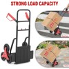 Stair Climbing Dolly, 330 Lbs Foldable Hand Truck with 6 Wheels, Telescoping Handle, Heavy Duty Grocery Cart for Luggage - 4 of 4