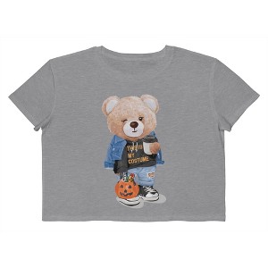 Social Collective Women My Costume Short Sleeve Graphic Cotton Cropped Loose T-shirt - 1 of 4