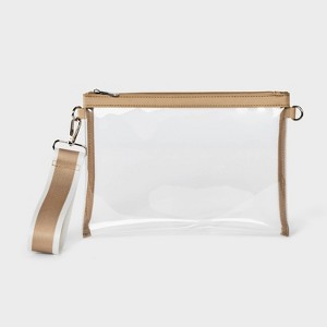Game Day Clear Wristlet Clutch - Wild Fable™ - 1 of 4