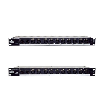 Chauvet DJ DATA STREAM 4 DMX 512 4 Outputs Universal Optical Splitter (2 Pack)
