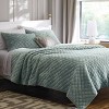 Luxe Diamond Stitch Velvet Quilt - Threshold™ - image 2 of 3