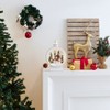 Danya B. Tabletop White Christmas Holiday Winter Snowman Scene Diorama Lighted Lantern Decoration - Oval - 4 of 4