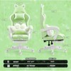 Kumasinova Cute Cat Gaming Chair,Ergonomic Office Chair with Removable Ears,Cat Paw Lumbar Cushion for Girl Teen,Desk Chair Comfy for Home Office - 4 of 4