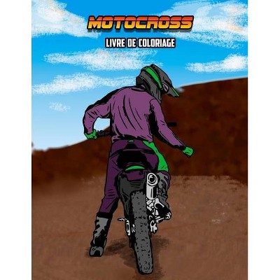 Motocross Livre de Coloriage - by  Osam Colors (Paperback)