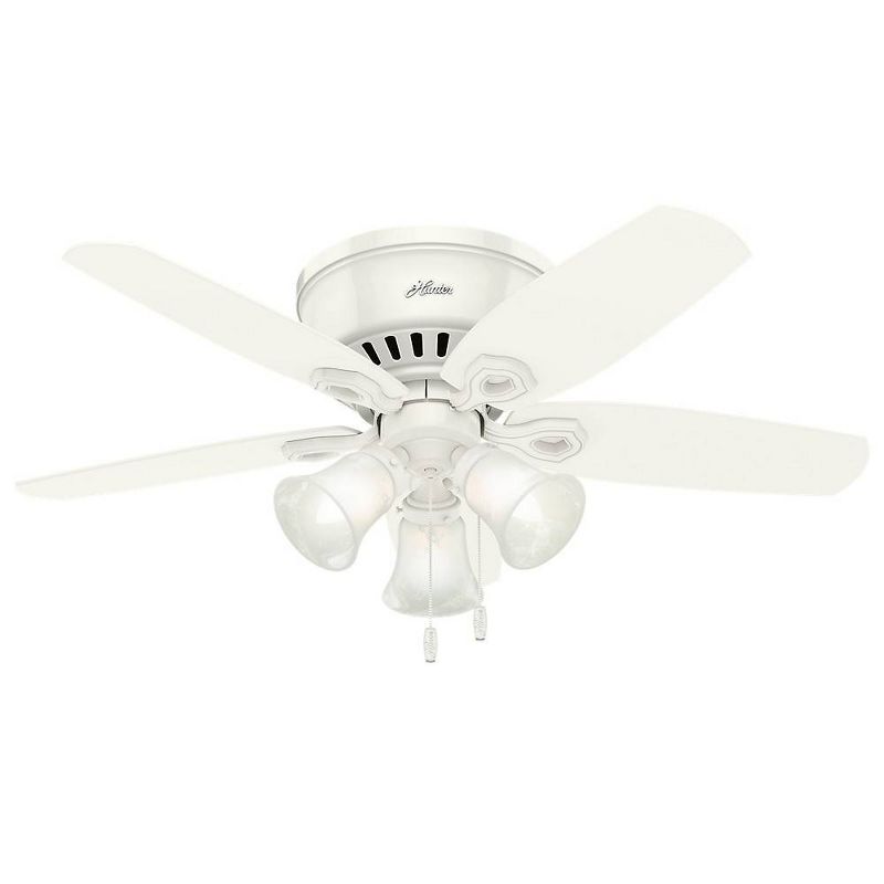 42" Builder Low Profile Ceiling Fan (Includes LED Light Bulb) - Hunter Fan, 1 of 15