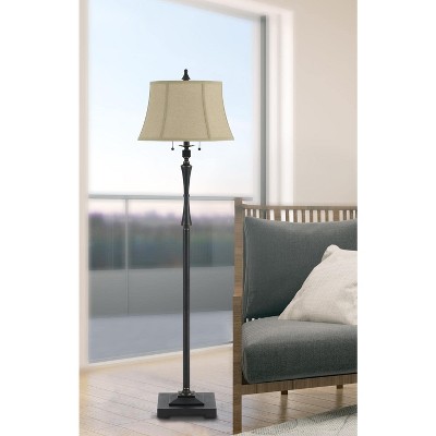 Elegant 61" Adjustable Metal Floor Lamp in Oil Rubbed Bronze