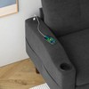 KTMBDW Convertible Sectional Sofa Couch, 3 Seat L-Shaped Sofa with Fabric Ottoman Small Couch for Small Apartments, Living Room and Office - 4 of 4
