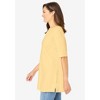 Woman Within Women's Plus Size Perfect Cuffed Elbow-Sleeve Boat-Neck Tee - 4 of 4