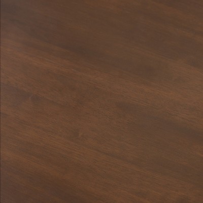 Mozaika Dark Brown Wood & Black Faux-Leather 5-Piece Dining Set