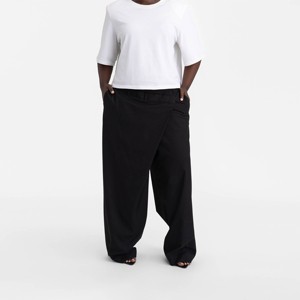 KBB by KAHLANA Women's Mid-Rise Straight Leg 'The Classic Trouser' - Black - 1 of 3