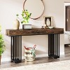 Tribesigns 55-Inch Console Table for Entryway, Industrial Hallway Table with Stylish Metal Frame for Living Room, Entrance - 2 of 4
