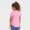 Toddler Girls' Solid Short Sleeve T-Shirt - Cat & Jack™ - 2 of 3