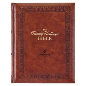 NLT Family Heritage Bible, Large Print Family Devotional Bible for Study, New Living Translation Holy Bible Faux Leather Hardcover, Additional - 1 of 1