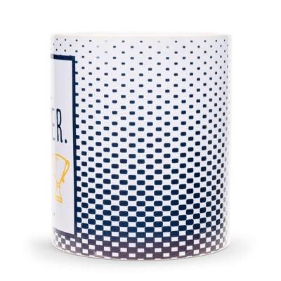 Elanze Designs Best Foster Dad Ever Trophy 11 Ounce White Ceramic Coffee Mug