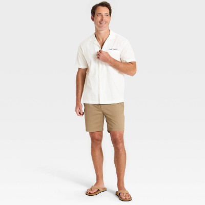 Мужские рубашки Goodfellow & Co x Reyn Spooner Men's Short Sleeve Button-Down Shirt - Goodfellow & Co™ x Reyn Spooner White XXL — фото 2