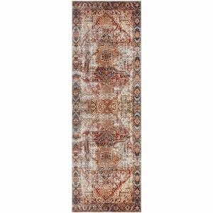 Hauteloom Adtugan Vintage Flat Pile Washable Rug - 1 of 4