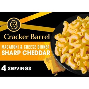 Cracker Barrel Sharp Cheddar Mac N Cheese Macaroni and Cheese Dinner, 14 oz Box (Pack of 4) - 1 of 1