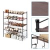 NEX 4 Tier Shoe Rack with Freestanding Storage Bronze: Metal Frame, Holds 16 Pairs, Shoe Organizer for Closet - 2 of 4