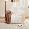Hooseng Bean Bag Chair, Bean Bag Sofa Chair with Armrests, Fluffy and Lazy Sofa with backrest, Comfy Cozy BeanBag Chairs - 2 of 4